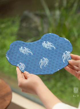 知舍·静好系列壶承新中式复古宫廷风隔热双层茶桌垫