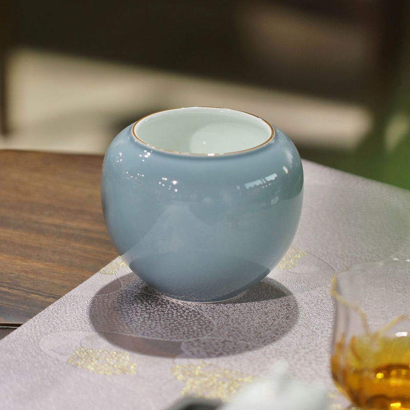 景德镇纯手工玉泥陶瓷家用功夫茶建水水盂茶洗茶洗缸茶渣缸水盂,餐饮具,茶道/零配,淘宝优惠券,粉丝福利购,淘宝优惠卷