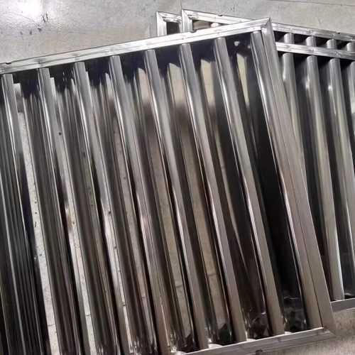 方型不锈钢油网隔油过滤网风口管抽油烟机格片板网滤油排风罩加厚
