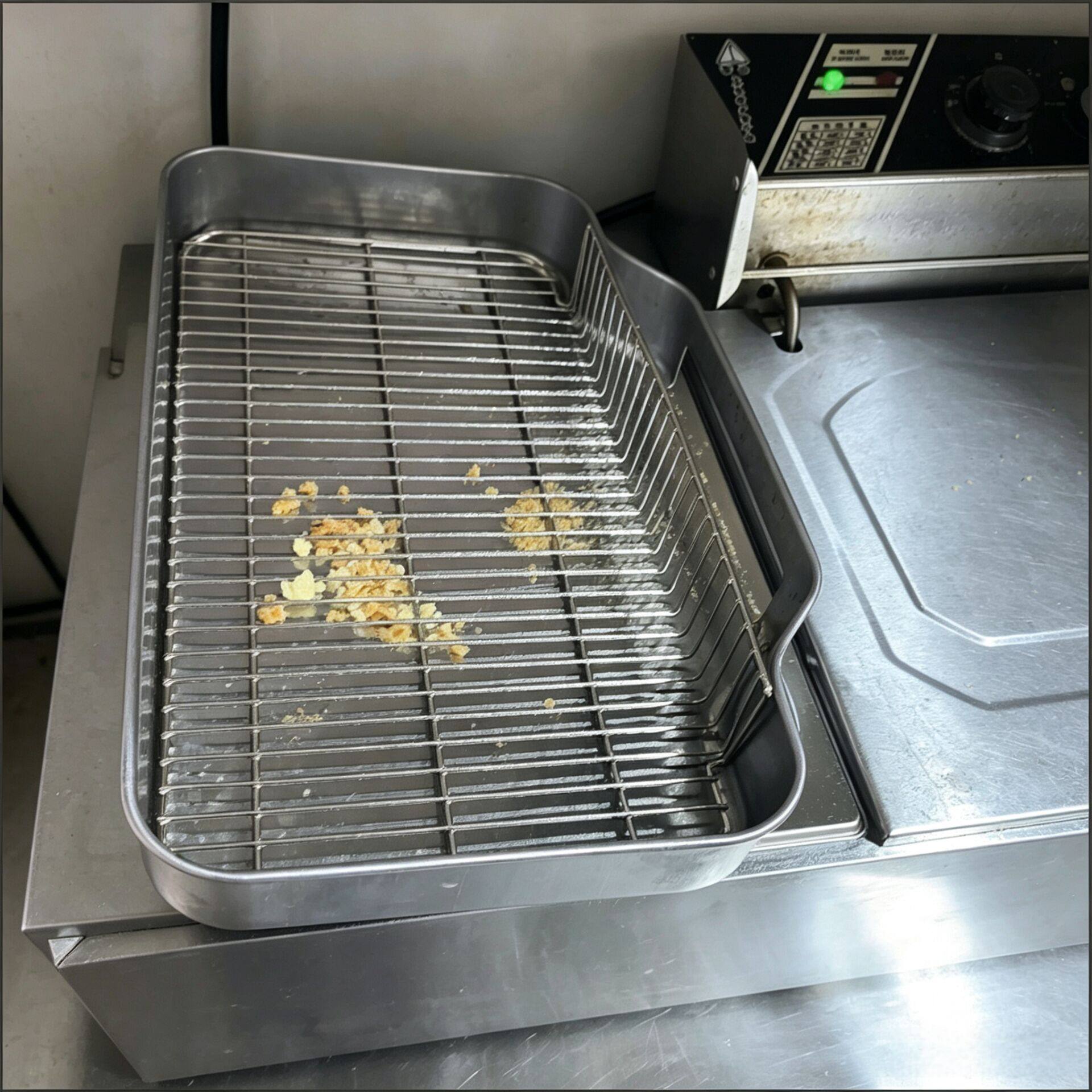 不锈钢油炸锅通沥油架