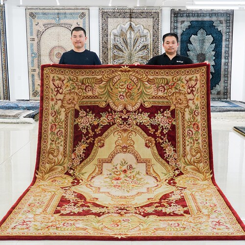 法式萨瓦纳瑞羊毛地毯手工地毯清洗修补定制192x286cm