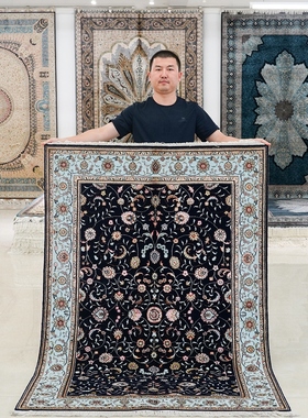 天匠手工地毯土耳其波斯羊毛地毯钢琴地毯122x183cm