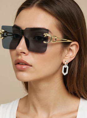 男女太阳镜百搭防紫外线潮酷墨镜遮阳防晒开车时尚街拍女士复古潮