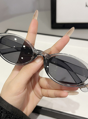gm墨镜女2025年新款网红太阳镜男潮时尚黑色眼镜大脸显瘦防紫外线