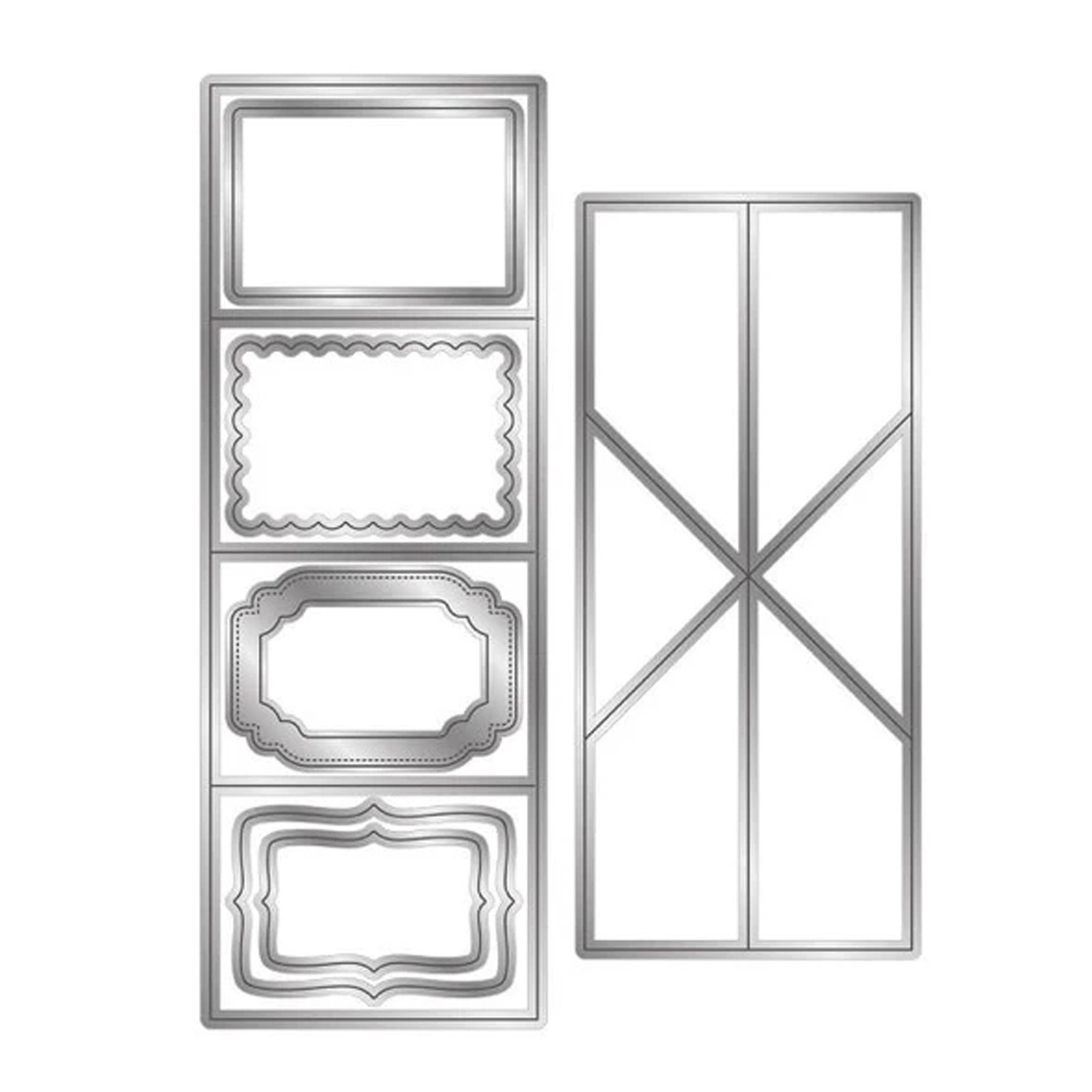 DIY立体贺卡压花刀模Pop-up