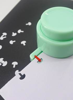 2 hole Mushroom T Shape Paper Punch2孔蘑菇孔打孔器香菇孔打洞