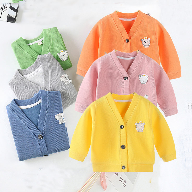 新品秒杀宝宝春秋针织外套外搭