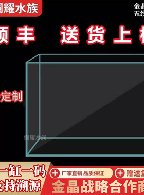 超白缸大小型鱼缸金晶五线定制做客厅造景水草缸乌龟缸水族玻璃缸