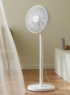 小熊电风扇DFS-D40C3 家用落地扇立式小型摇头风扇节能大风强力