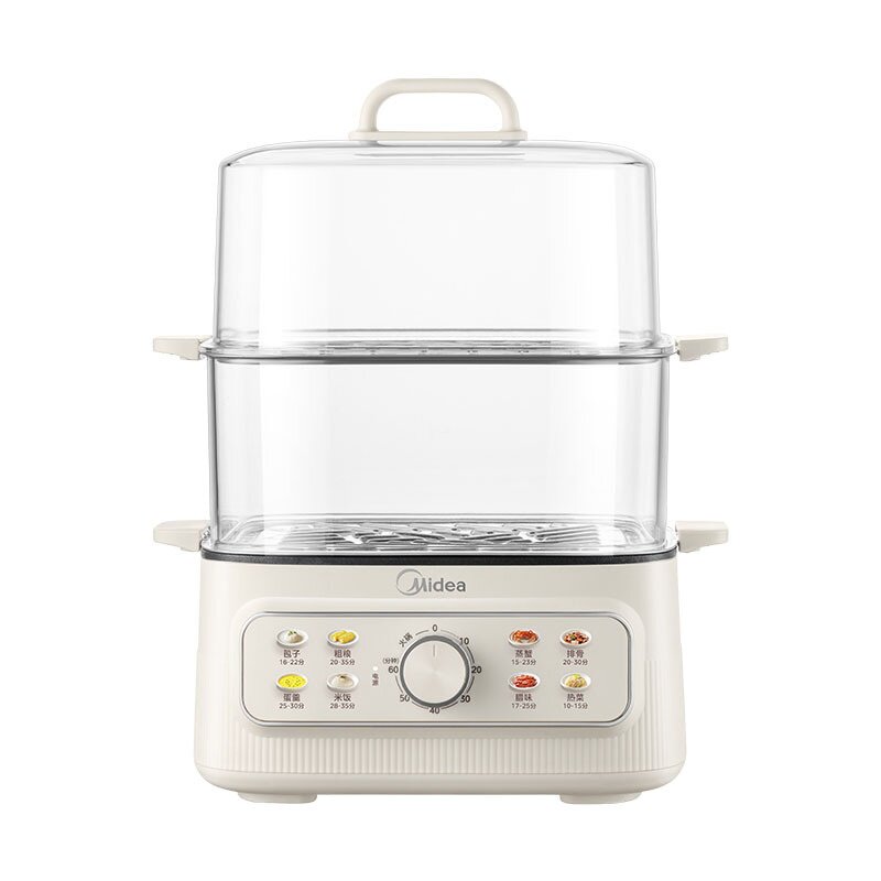 美的MZ-ZGE2323H02电蒸锅家用小型蒸煮炖多功能一体锅三层蒸笼