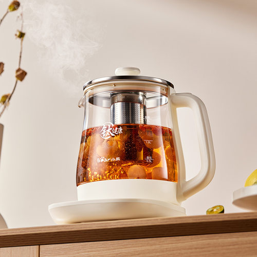 小熊养生壶炖煮一体煮茶壶YSH-K15Z3恒温保温家用烧水壶1.5L大容