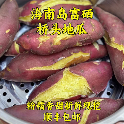 海南鸣门金时地瓜桥头富硒地瓜