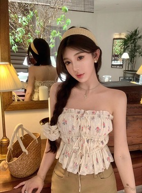 限量【少女集】过很法的summer！一字肩/抹胸/发圈 套组系列品