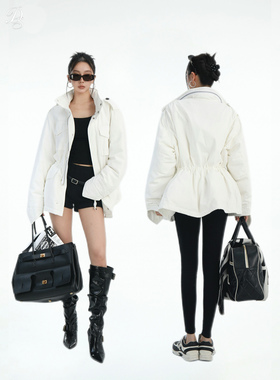 限量Dailyshero*90白鹅绒 掐腰抽绳版！“轻钱品”工装多口袋外套
