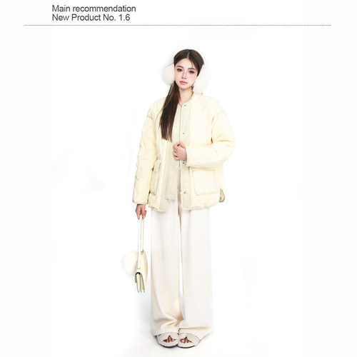 现货【芝士包】ins博主都在穿！轻&暖一体立体白鹅绒羽绒服外套