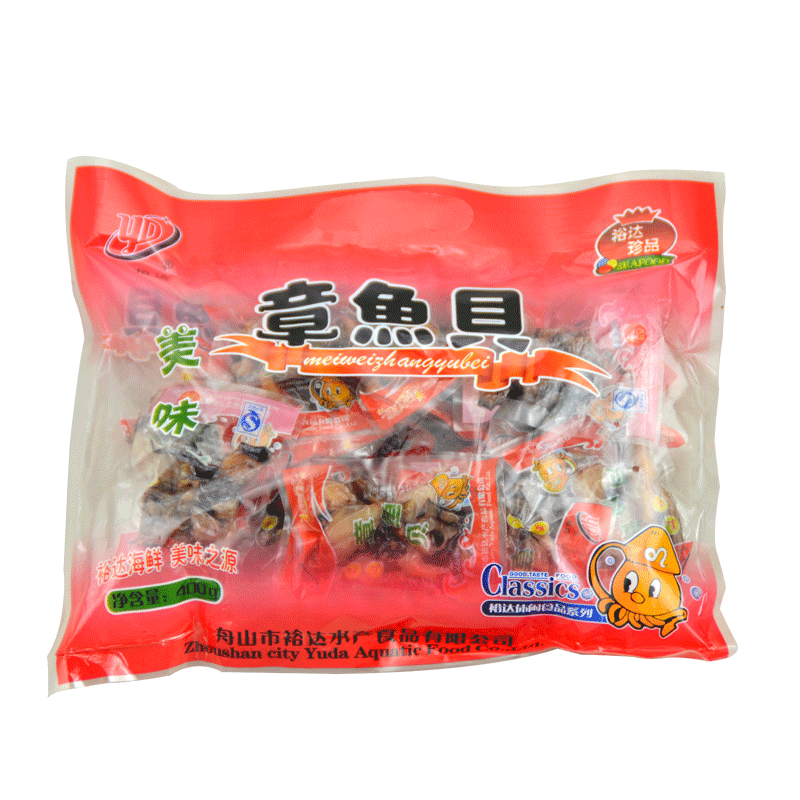 裕达美味章鱼贝400g原厂包装舟山