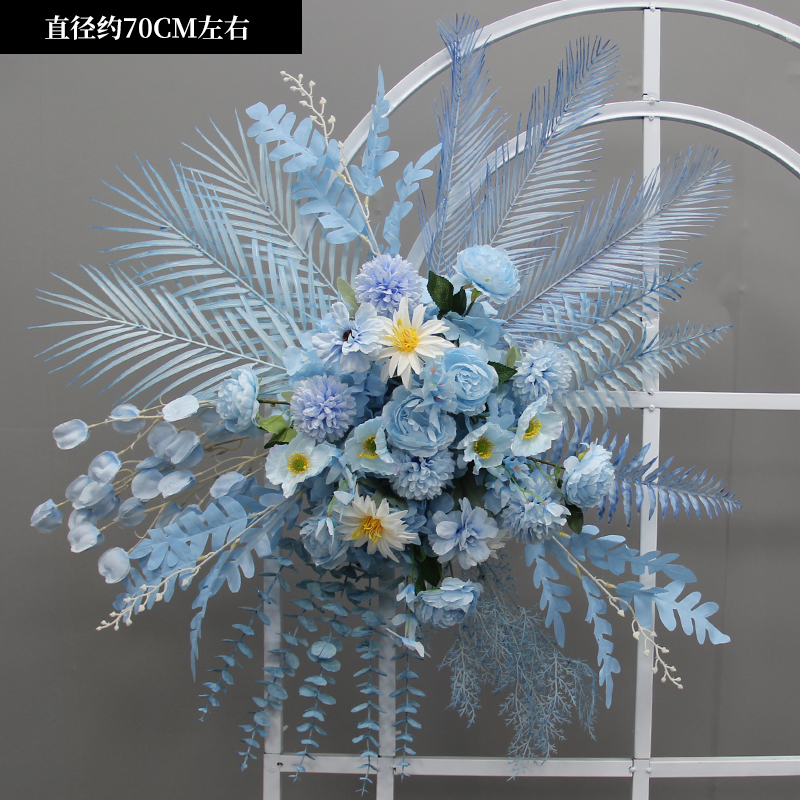 婚庆仿真花点挂花森系红色香槟系点花排花角花路引花背景装饰花艺