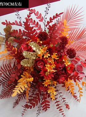婚庆仿真花花点路引花点挂花盆花