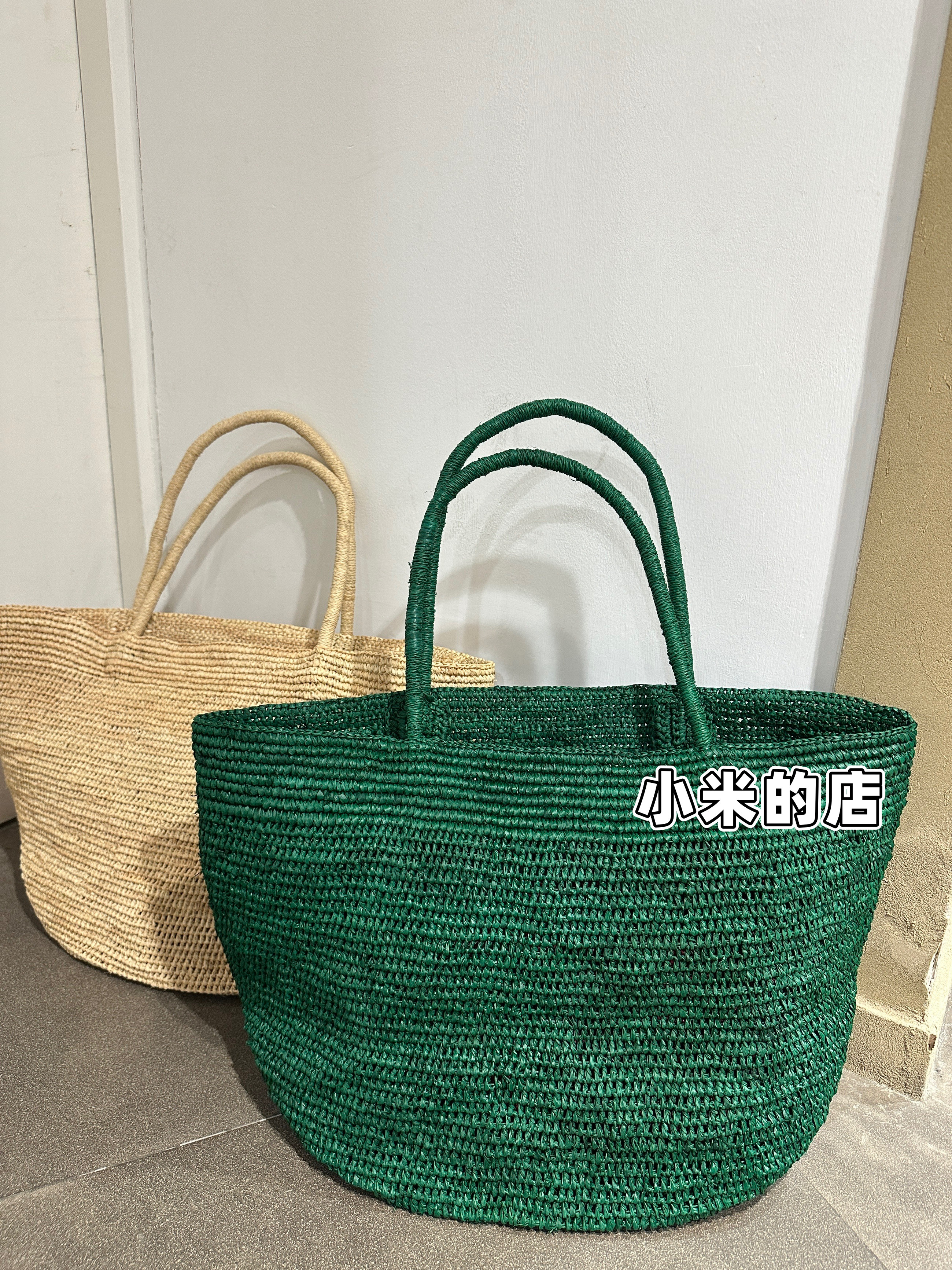 少量几个拉菲草包！2026草编包休闲单肩手提包大容量托特包购物袋