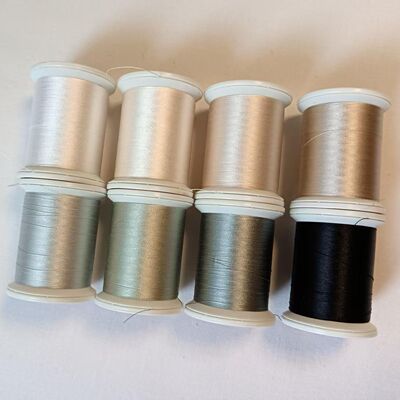 真丝手缝贴布自由绗缝用线