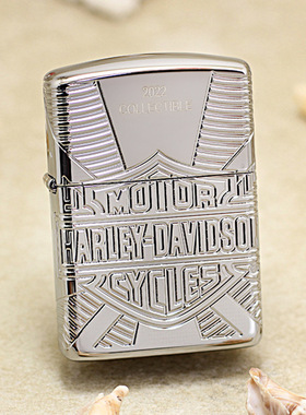 美国原装正品ZIPPO之宝打火机49814哈雷戴维森2022年度珍藏纪念版