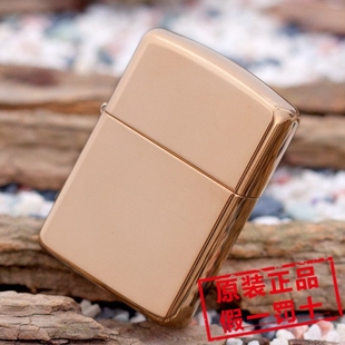 正品 镜子 ZIPPO打火机 纯铜盔甲镜面 光板机适合刻字 169 美国原装