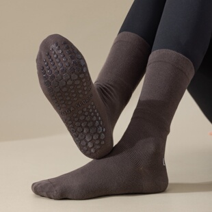 瑜伽袜子女防滑专业健身舞蹈室内普拉提袜子运动地板袜透气压力袜