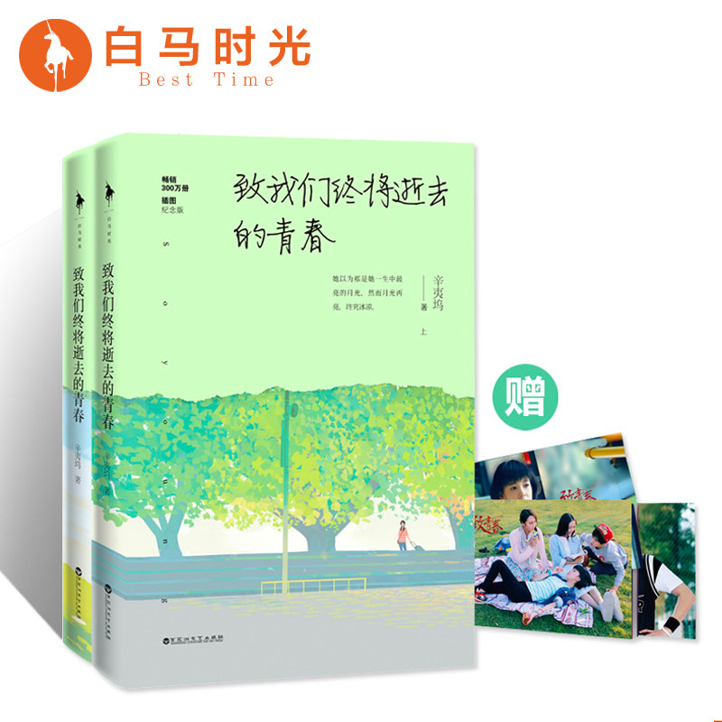白马时光 官方正版辛夷坞《致我们终将逝去的青春》插图纪念版(全2册)