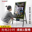 LED发光吸引人广告牌夜市摆摊用灯箱可手写价目表荧光板户外灯牌