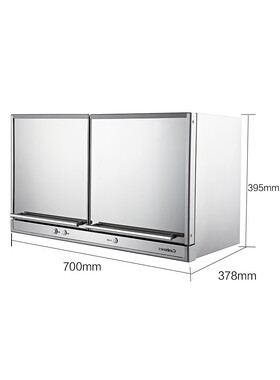 XDZ50-E4A/70E-4A消毒柜家用小型壁挂式卧式双门二星消毒碗柜