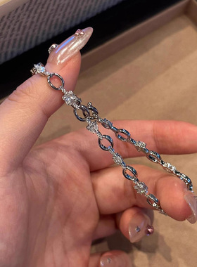格调 小红书爆款精致高级感mini小钻钻异形钻手链高级感手饰品女