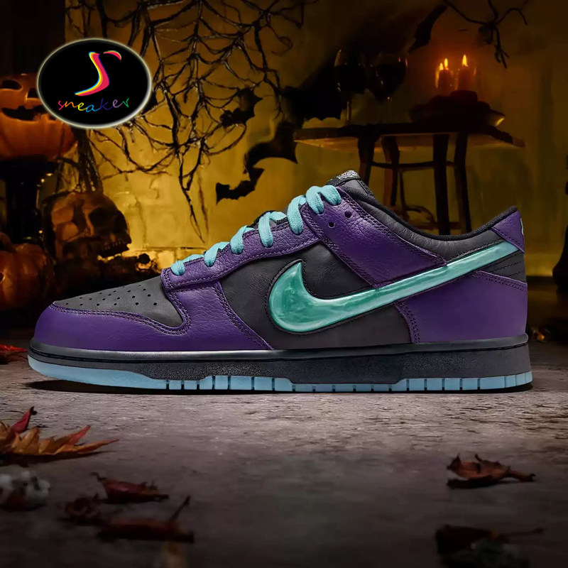 NIKE DUNK LOW 万圣节巫师限定男子低帮潮流休闲板鞋 IB2267-001,运动鞋new,板鞋,淘宝优惠券,粉丝福利购,淘宝优惠卷