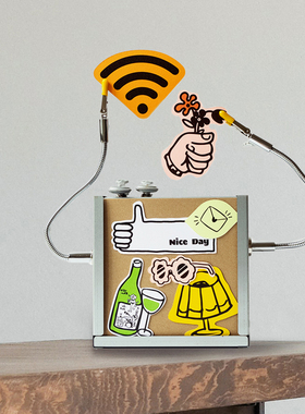 RPL金属立式展示盒工业风MENU海报架 怪手咖啡馆酒吧展厅影视道具