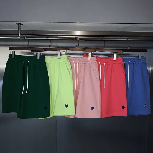 Шорты, базовые штаны для отдыха, с вышивкой