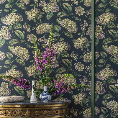 设计师壁纸推荐英国设计 5色复古团花 Piero Fornasetti 背景墙纸