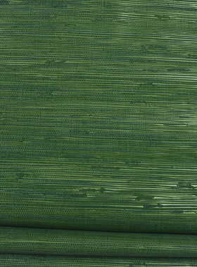 现货 英国原装进口壁纸 麻纹竹席 绿色 FD24419英式 环保纯纸墙纸