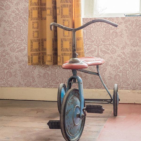 风尚壁纸个性卡通图案公主房卧室满铺环保纯纸墙纸