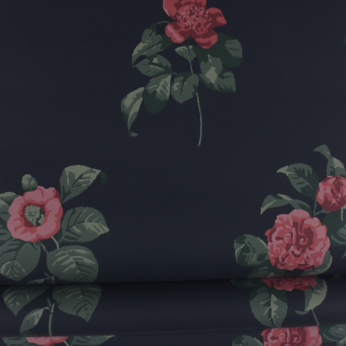 现货特价 瑞典原装进口墙纸ECO wallpaper Falsterbo黑色美式纯纸