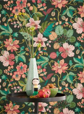 荷兰原装进口 CARMEN 高端壁纸 古典复古图案玄关背景墙纸