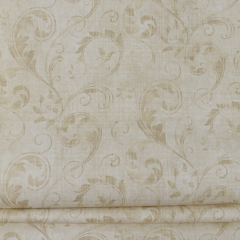 现货 美国原装进口壁纸 美式 素雅卷叶草莨苕叶 环保纯纸墙纸