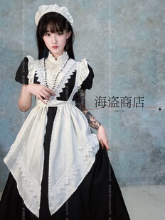 教会女仆 复古围裙op长袖lolita暗黑全款现货 修女感日常变装英式