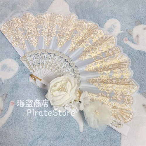 复古搭配优雅宫廷扇话剧舞蹈