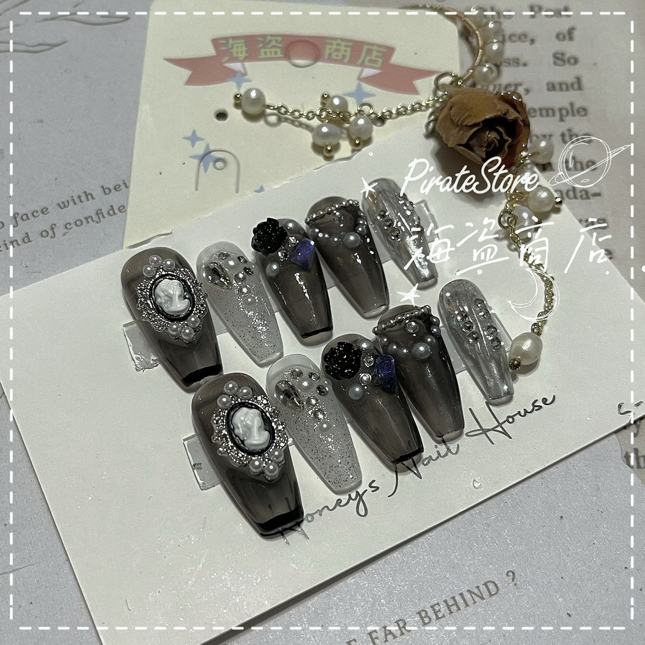 纯欲暗黑复古朋克碎钻