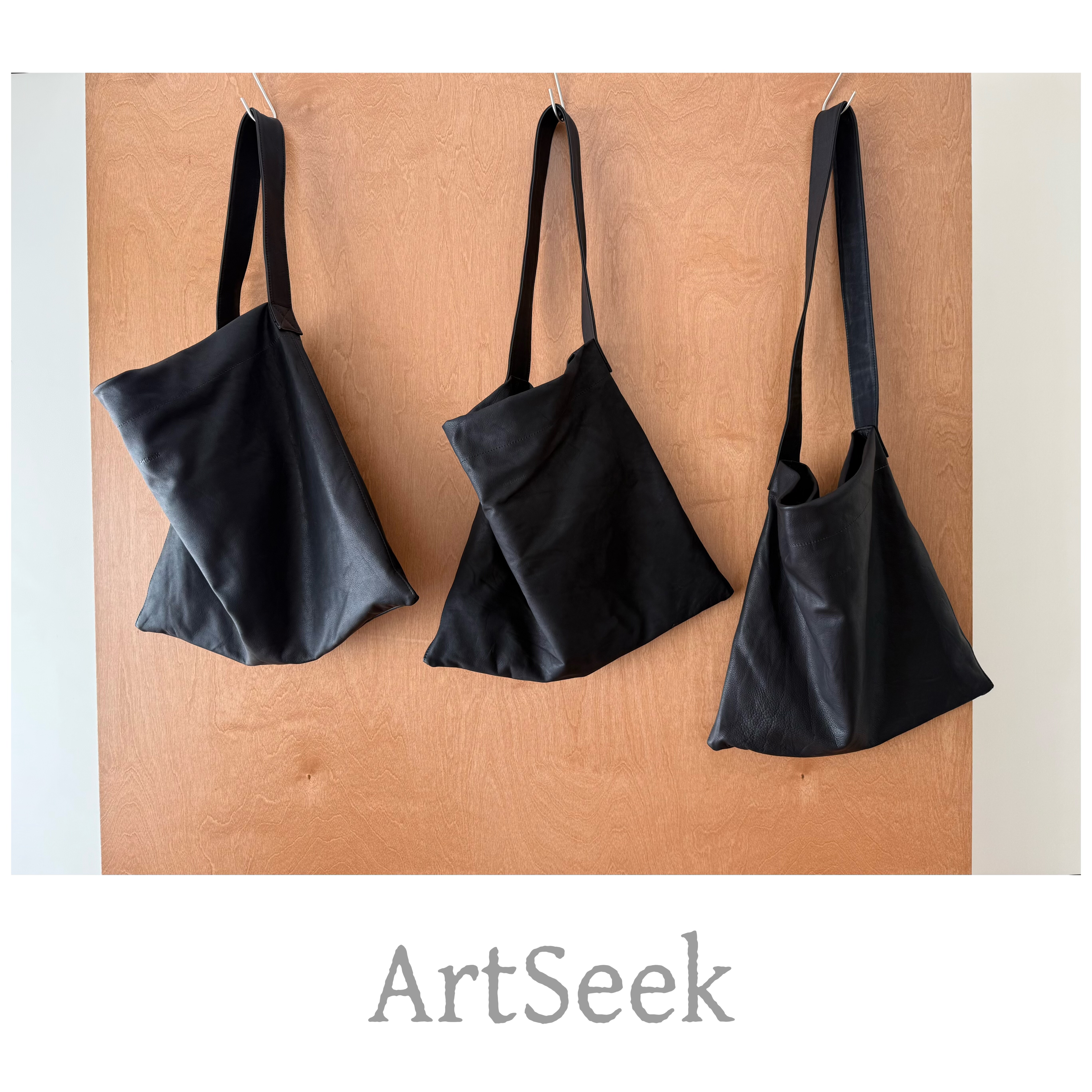 ArtSeek｜天然无涂层水染牛皮 tote系列 单肩斜挎包托特包