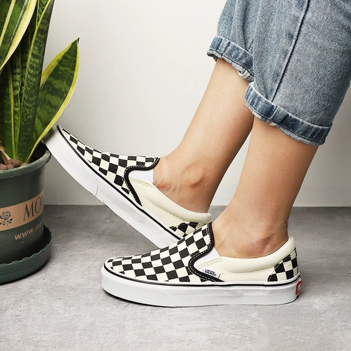 Vans, шахматы, повседневная обувь подходит для мужчин и женщин, кеды, эспадрильи, легко надевать
