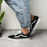 VANS Старый шкул с низким уровнем черно -белой классической мужской и женской повседневной туфли для ботинки скейтборда vn000d3hy28