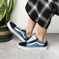 Vans, низкие военно-морские классические тканевые кроссовки подходит для мужчин и женщин для отдыха