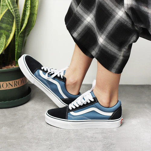 Vans, низкие военно-морские классические тканевые кроссовки подходит для мужчин и женщин для отдыха