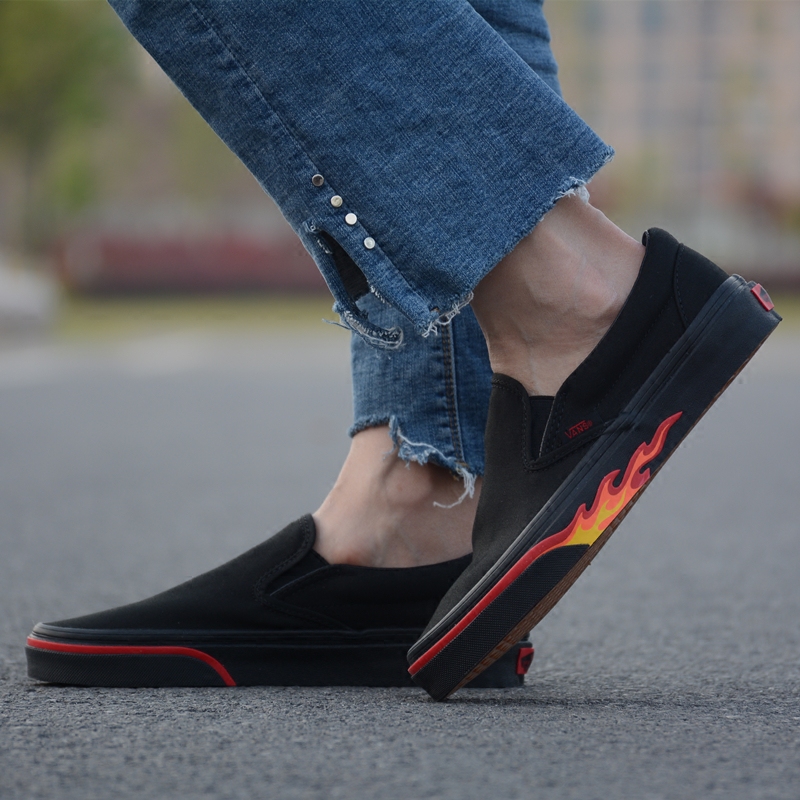 VANSпîSLIP-ON»ðÑæÓ¡»¨µÍ°ïÒ»½ÅµÅÄÐÅ®ÀÁÈËЬ·«²¼Ð¬VN0A38F7Q8Q
