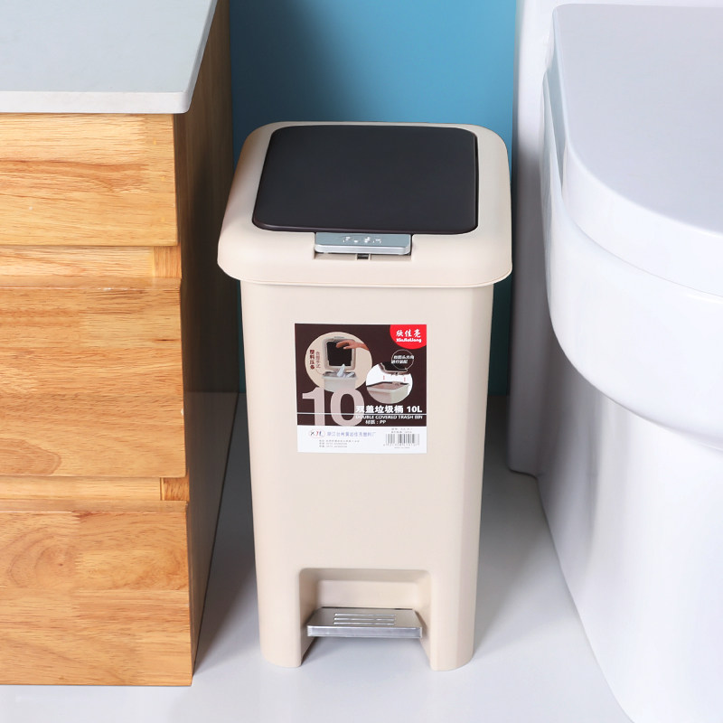 大号脚踏式分类垃圾桶家用卫生间客厅卧室厨房带盖创意高颜值纸篓